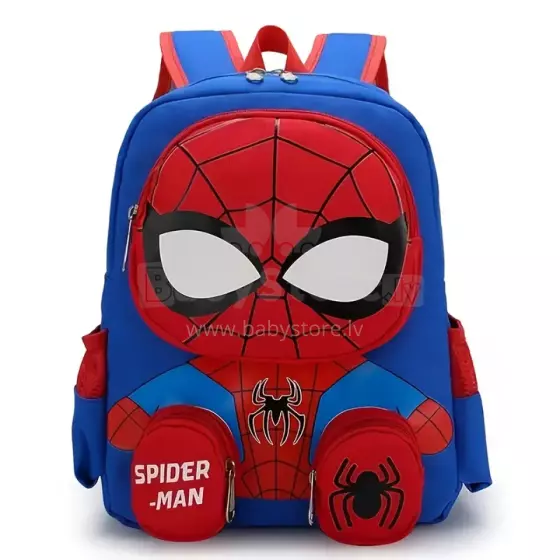 Children School Backpack Spiderman Art.258560 Blue Backpack