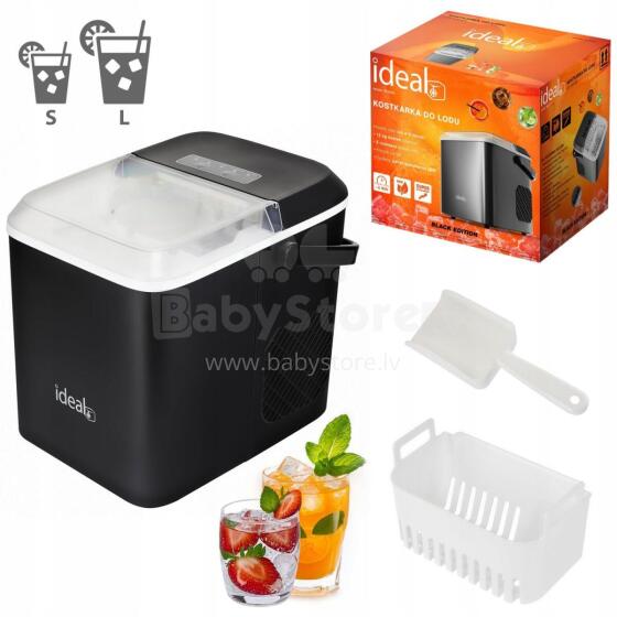 Kostkarka uz ledus mājas mašīna ledus kubiņiem 12 kg 100W IDEAL