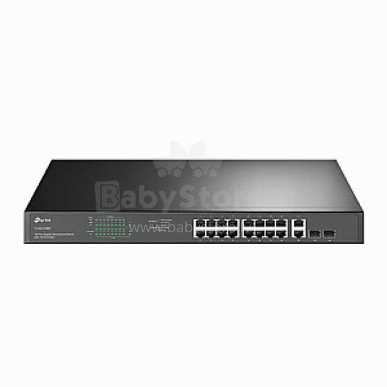 TP-LINK 18 portu Gigabitu statīva slēdzis ar 16 PoE+