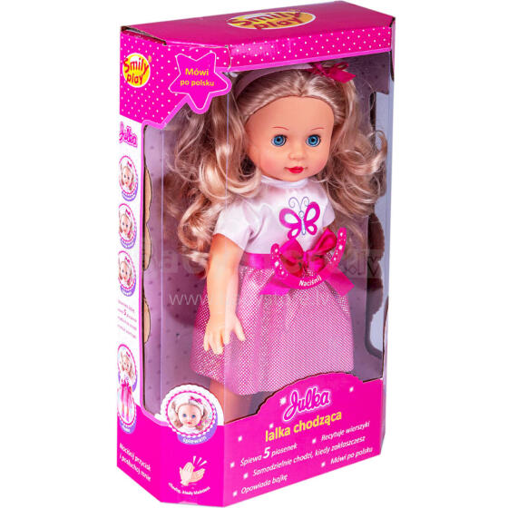 SMILY PLAY SP83684 Walking Talking Doll Julka