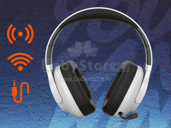 CANYON headset EGO GH-16 3in1 2.4Ghz+BT White