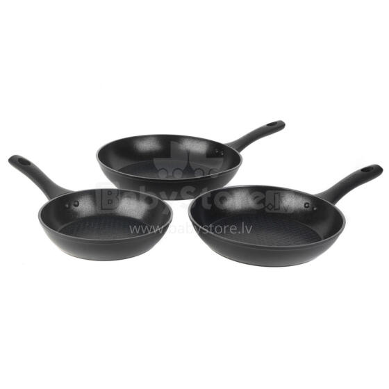 Salter BW08773 Geo Hex 3-Piece Fry Pan Set - 20/24/28cm