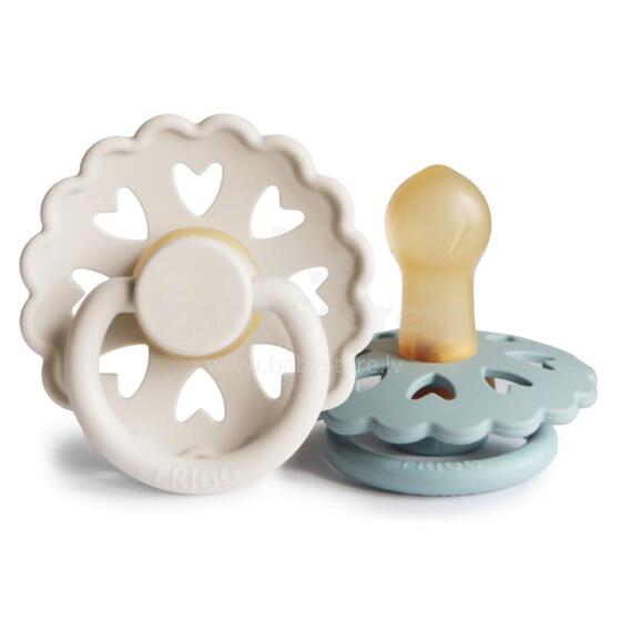 Frigg Fairytale Round Latex Art. 100165 The Ugly Duckling/Ole Lukoie Pacifier (nipple) made of 100% natural rubber 0-6 months (2 pcs.)