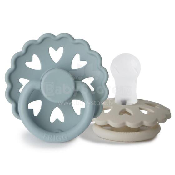 Frigg Fairytale Round Silicone Art.100138 Ole Lukoie/Clumsy Hans Pacifier (nipple) made of 100% natural rubber 6-18 months (2 pcs.)