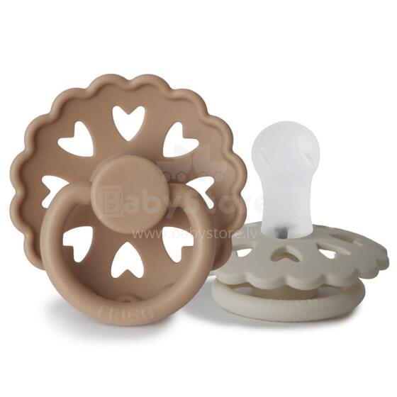 Frigg Fairytale Round Silicone Art. 100150 The Emperors New Clothes/Clumsy Hans Pacifier (nipple) made of 100% natural rubber 6-18 months (2 pcs.)