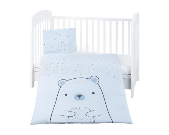 Bedding set 3pcs Bear with me Blue