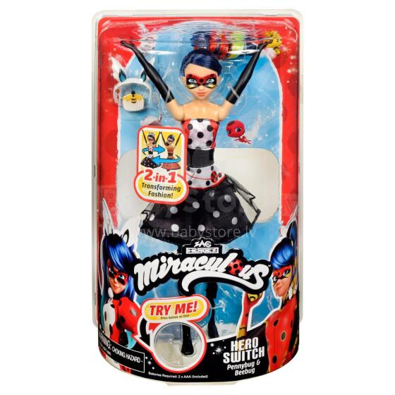 MIRACULOUS doll Hero Switch Penny Bug & Bee Bug, 50417