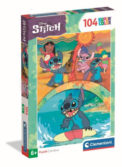 CLEMENTONI puzle Disney Stitch, 104 gab., 25042