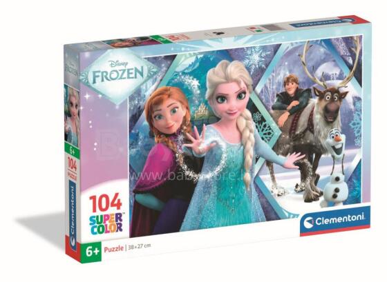 CLEMENTONI puzle Frozen, 104 gab., 25045