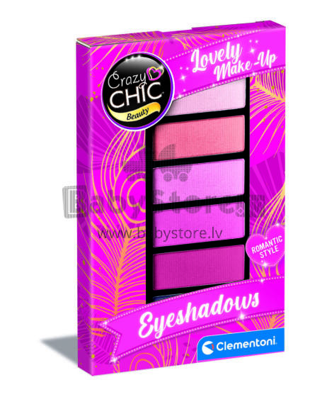 CLEMENTONI CRAZY CHIC eyeshadow with pink shades, 18908