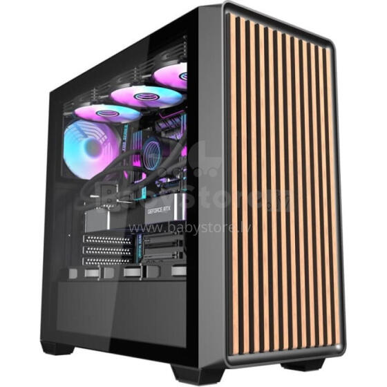 Darkflash DS900WD computer case (black) + 4 fans