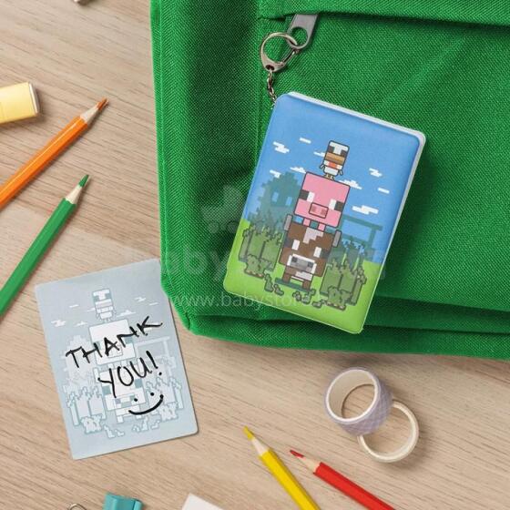 Paladone Minecraft Mini Puffy Notepad Keyring