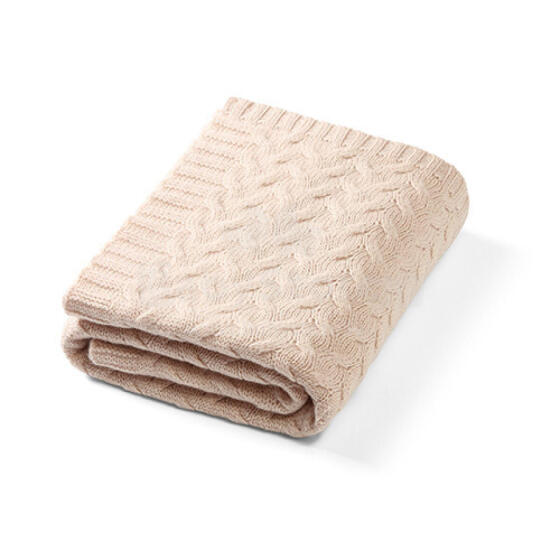 1648/01 MERINO WOOL BLANKET LIGHT BEIGE