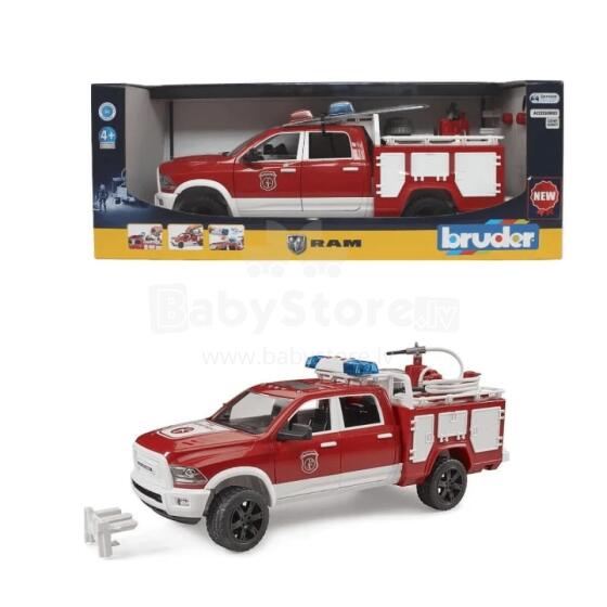 BRUDER 1:16 RAM 2500 fire engine truck with L+S Module, 02544