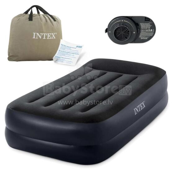 Single Air Mattress 191x99x42 cm with Built-in Electric Pump Bed INTEX 64122