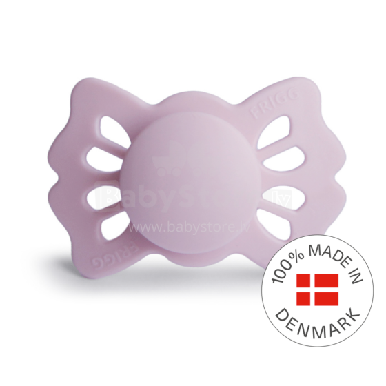 Frigg Lucky Symmetrical Silicone Pacifier  Art.10214 Soft Lilac Pacifier (nipple) made of 100% natural rubber 0-6 months (1 pcs.)