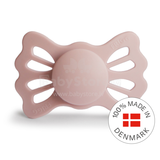 Frigg Lucky Symmetrical Silicone Pacifier  Art.10222 Blush Pacifier (nipple) made of 100% natural rubber 0-6 months (1 pcs.)