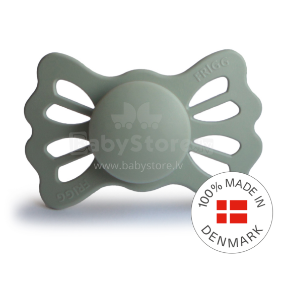 Frigg Lucky Symmetrical Silicone Pacifier  Art.10227 Sage Pacifier (nipple) made of 100% natural rubber 6-18 months (1 pcs.)