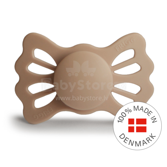 Frigg Lucky Symmetrical Silicone Pacifier  Art.10233 Silky Satin Pacifier (nipple) made of 100% natural rubber 6-18 months (1 pcs.)