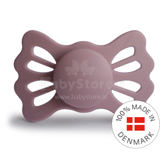 Frigg Lucky Symmetrical Silicone Pacifier  Art.10226 Twillight Mauve Pacifier (nipple) made of 100% natural rubber 6-18 months (1 pcs.)