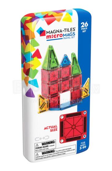 MAGNA-TILES Набор Микромагс компакт, 26 деталей
