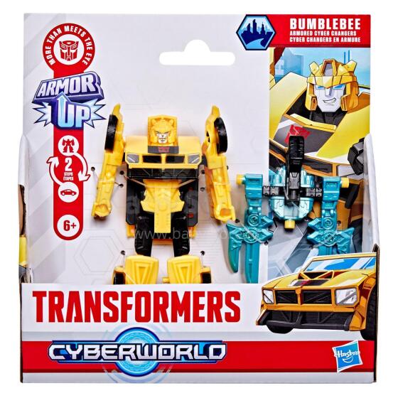 TRANSFORMERS Cyberworld Figure Armored Cyber Changers, 10cm