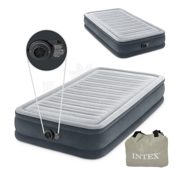 Mattress bed 191x99cm with pump Comfort 1-person 67766ND