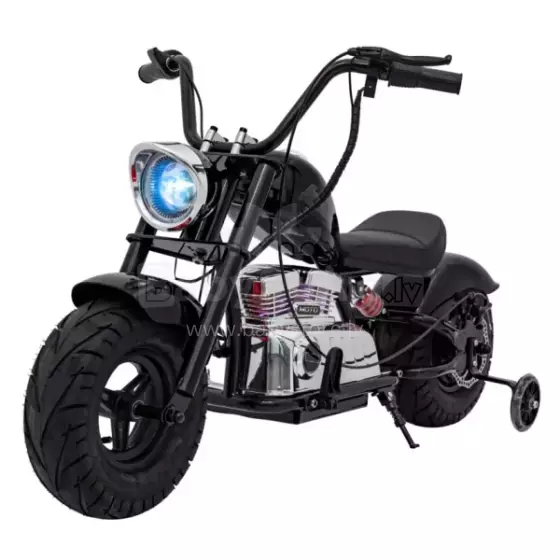 Motorcycle Chopper Warrior Art.260382 Black Powerful 12v kids ride on/moto