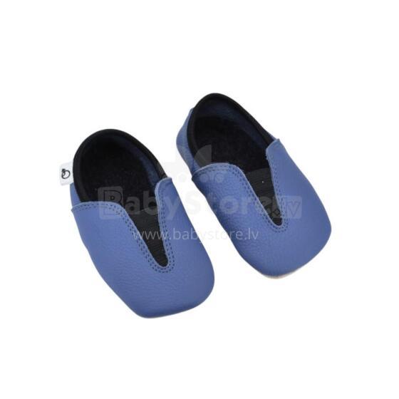 Bebe Basic Kids Hip-Hop Punsa Gymnastics Shoes Art.SB131 Eco Blue  Barefoot Gym Slippers