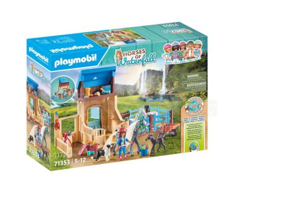 PLAYMOBIL WORLD OF HORSES Стойло для лошадей с Амелией и Виспером 71353