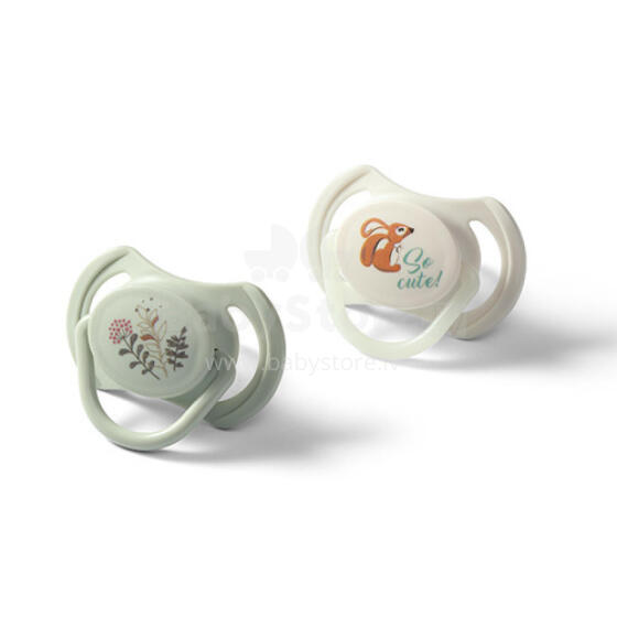 1669/02 SYMMETRICAL SILICONE PACIFIER 6-18