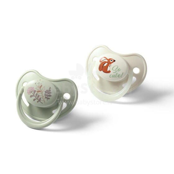 1670/02 ANATOMICAL SILICONE PACIFIER 6-18