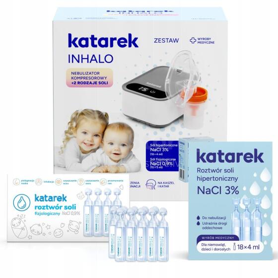 KATAREK ИНГАЛЯТОРНЫЙ набор + 2 типа соли