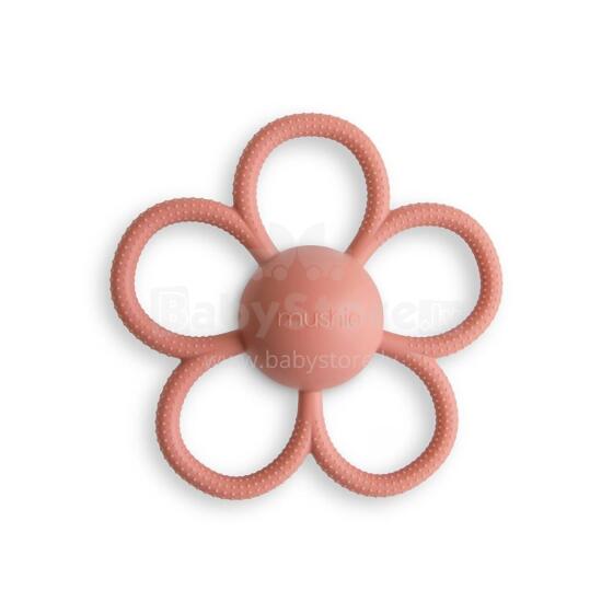 Mushie Silicone Teether Daisy Art.101344 Silicone rattle (100% natural)