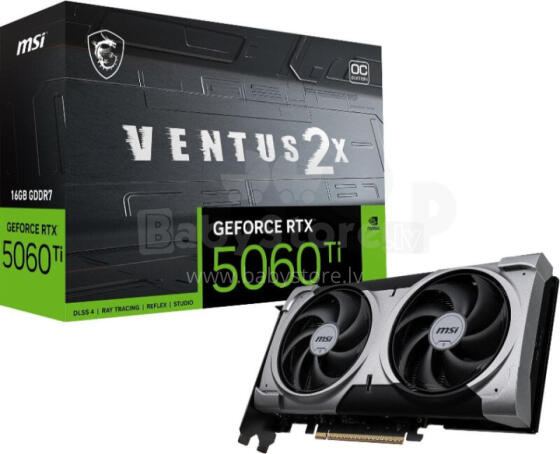 GeForce RTX 5060 Ti 16G VENTUS 2X OC PLUS