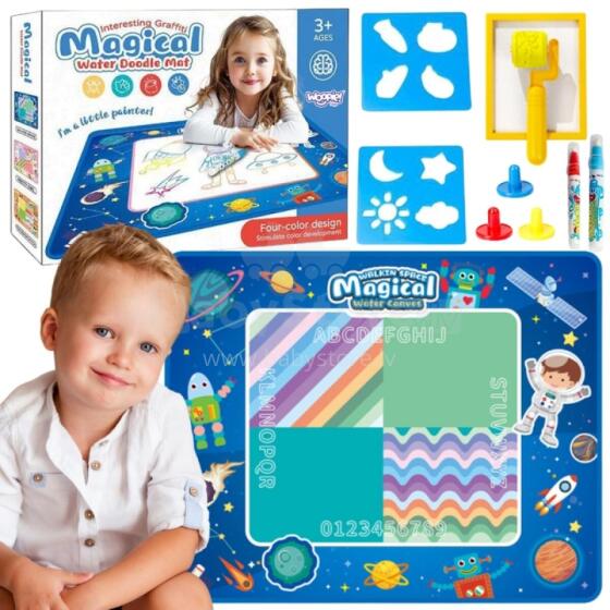 WOOPIE Water Mat for Painting XXL 100x80cm Space Blue