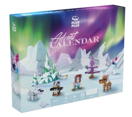 Plus Plus Constructor, Advent Calendar, Northern Lights