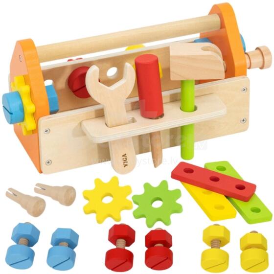 Viga Wooden Tool Box Set