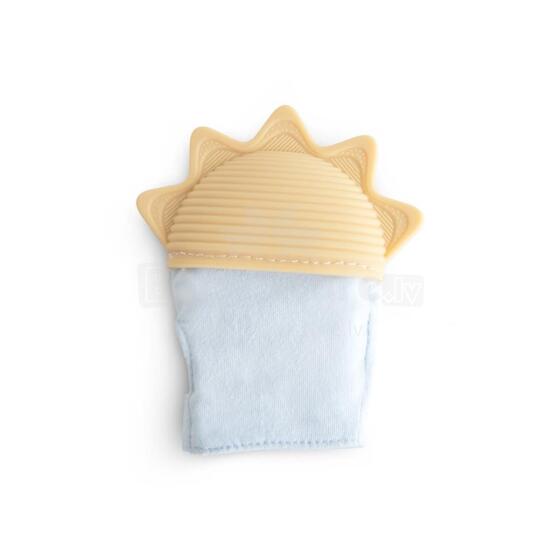 Mushie Silicone Teether Mitten Sun Art.101743  Silicone rattle (100% natural)