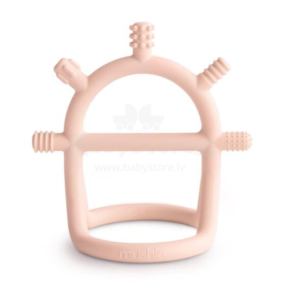 Mushie No Drop Silicone Sensory Teether  Art.101811 Silicone rattle (100% natural)