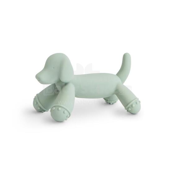 Mushie  Figurine Silicone Teether Dog Art.101572 Silicone rattle (100% natural)