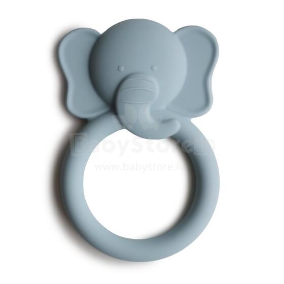 Mushie  Silicone Teether Elephant Art.2560470 Silicone rattle (100% natural)