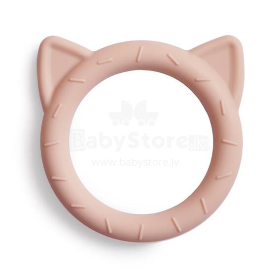 Mushie  Silicone Teether Rattle Art.2560265 Silicone rattle (100% natural)