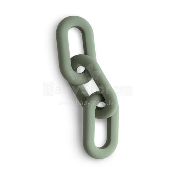 Mushie  Silicone  Teether Links Art.101271 Silicone rattle (100% natural)