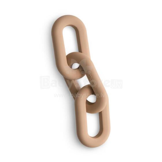 Mushie  Silicone  Teether Links Art.101272 Silicone rattle (100% natural)