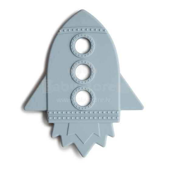 Mushie  Silicone Teether Rocket Art.2560455 Silicone rattle (100% natural)