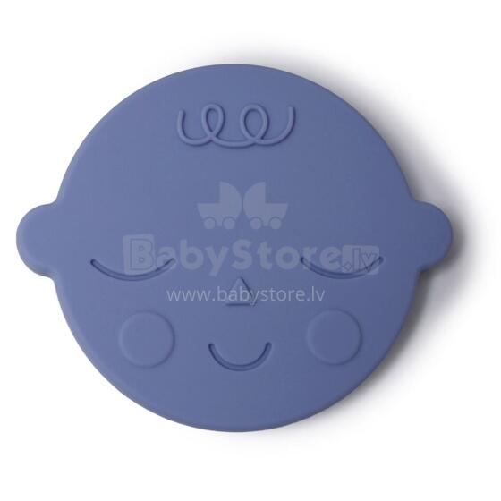 Mushie  Silicone Teether Face Art.2560318 Silicone rattle (100% natural)