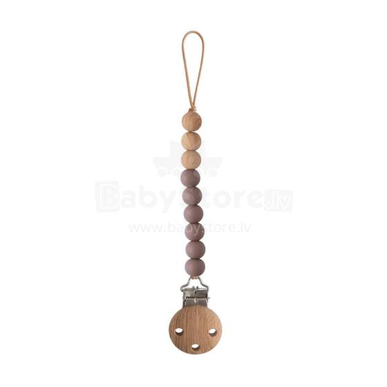 Mushie Silicone Pacifier Clip Eva Art.2090004 Pacifier holder