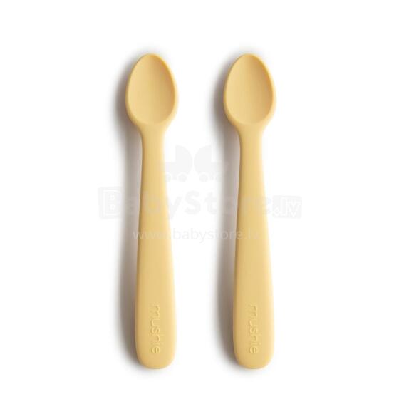 Mushie Silicone Feeding Spoon Art.2360466 Soft silicone spoon (2 pcs.)