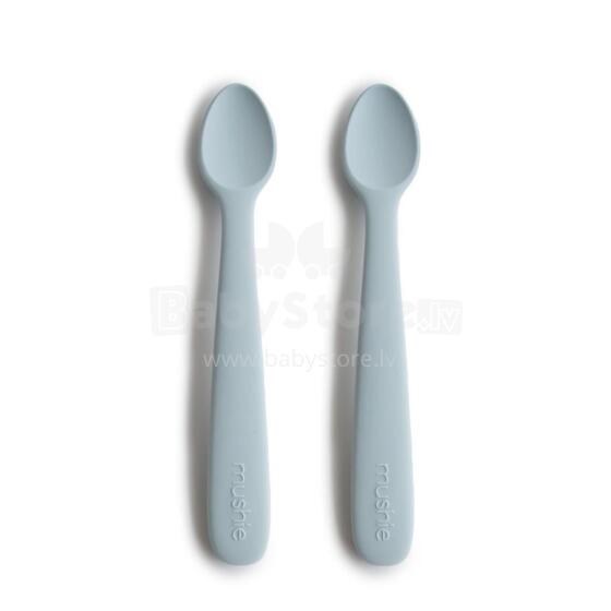 Mushie Silicone Feeding Spoon Art.2360228 Soft silicone spoon (2 pcs.)
